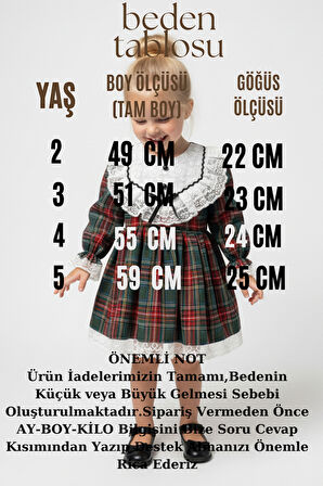 Kız Bebek Elbise Kız Çocuk Elbise Doğum Günü Parti Düğün Özel Gün Uzun Kol Astarlı Elbise