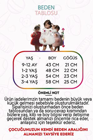 Kız Bebek Kız Çocuk Doğum Günü Parti Düğün Elbise Tüllü Tütü Astarlı Çocuk Giyim Bebek Giyim