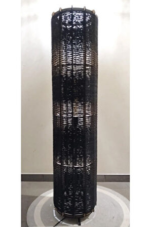 Bohem,Ahşap,Jüt,Hasır,Doğal Lambader 135*32