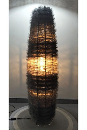 Bohem,Ahşap,Rustik,Doğal Lambader 125*32