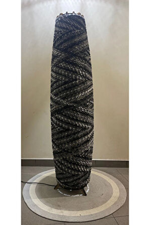 Bohem,Ahşap,Modern,Rustik,Doğal El Yapımı Lambader 125*32