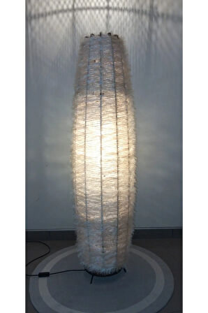 Bohem,Ahşap,Doğal El Yapımı Lambader 125*32