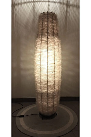 Bohem,Ahşap,Doğal El Yapımı Lambader 125*32