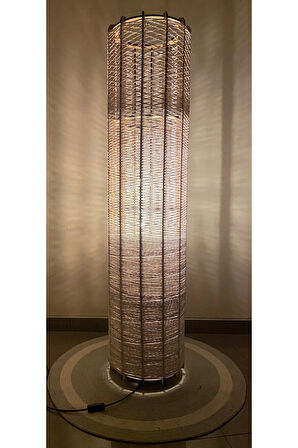 Bohem,Ahşap,Modern,Rustik,İskandinav,Doğal El Yapımı Lambader 135*32