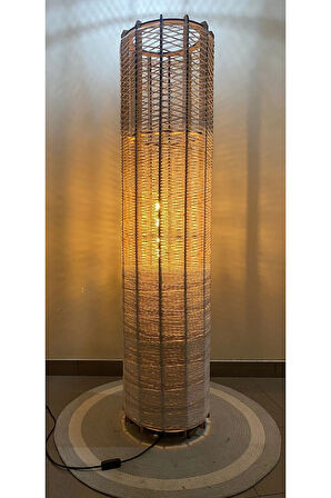 Bohem,Ahşap,Modern,Rustik,İskandinav,Doğal El Yapımı Lambader 135*32