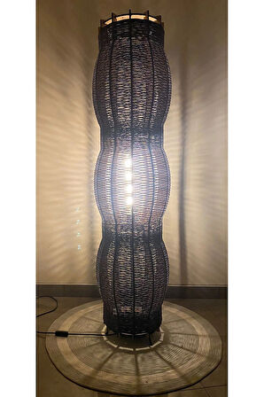 Bohem,Ahşap,Rustik,Modern,Doğal El YApımı Lambader 135*32