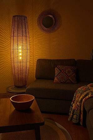 Bohem,Rustik,Modern,Metal,Doğal ElLambader 135*32