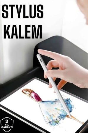 Tablet Kalemi Stylus Pen Dokunmatik Kalem Android Ve İOS Uyumlu Şarjlı