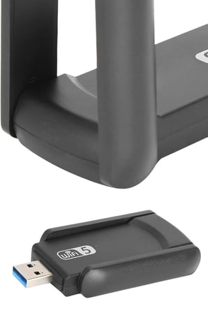 Mbps Wifi Alıcı Kablosuz Wifi Adaptörü Çift Band Çift Antenli