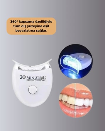 Beyazlatma Kalemli LED Diş Parlatma Seti