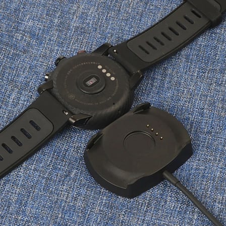 Xiaomi Uyumlu Huami Amazfit 22S Stratos A1609 Akıllı Saat İçin Şarj Kablosu-(5775)