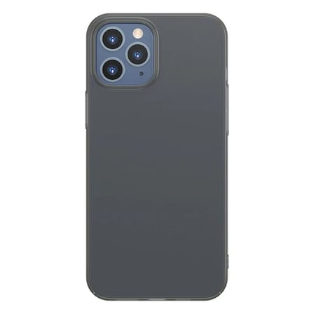 Baseus İPhone 12 Pro Max 6.7 Comfort İnce Şeffaf Kılıf Matte PP Kılıf-(5775)