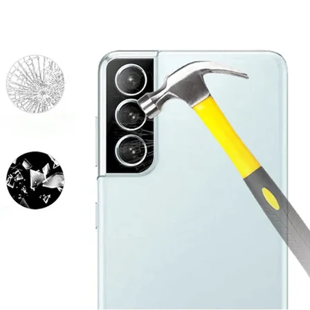 ALLY SM Galaxy S21+Plus HD 3D Full Tempered Cam Kamera Koruyucu-(5775)