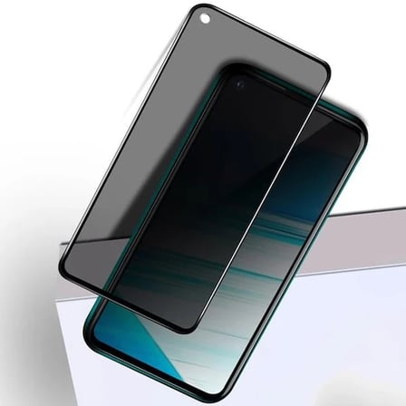 OPPO Realme 7 Pro 3D Full Privacy Gizlilik Tempered Cam Ekran Koruyucu-(5775)