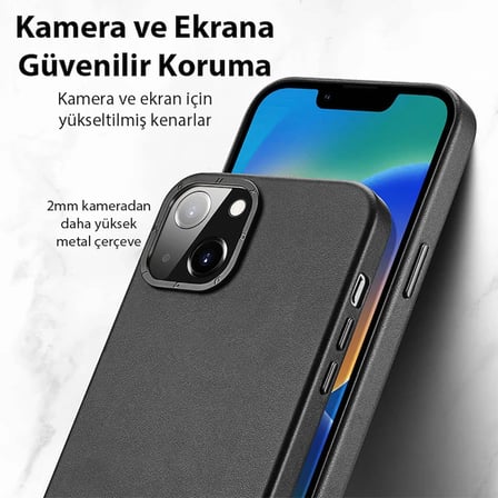Dux Ducis Grit Series iPhone 14 6.1inç Premium MagSafe Uyumlu Kılıf-(5775)