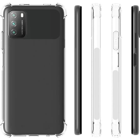 ALLY Poco M3 Anti-Drop Silikon Kılıf Shockproof kılıf-(5775)