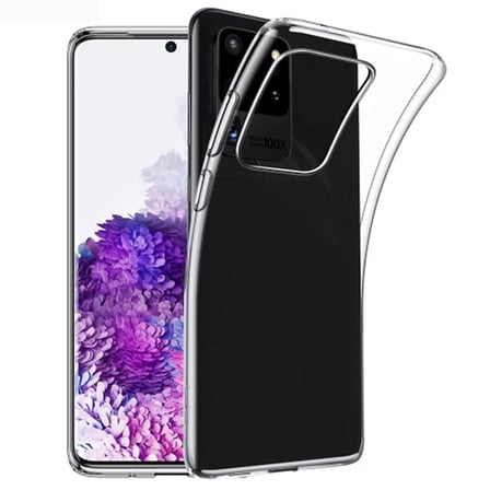 Ally Samsung Galaxy S20 Ultra Kamera Korumalı Silikon Kılıf-(5775)