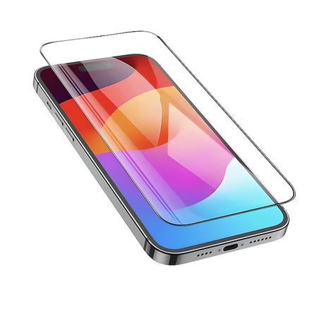 HOCO Guardian Shield Series iPhone 15 HD Tempered Kırılmaz Cam Ekran Koruyucu 10 Adet Set-(5775)