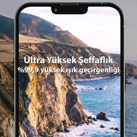 ALLY İPhone 13-13 Mini 3D Full Tempered Glass Cam Kamera Koruyucu-(5775)