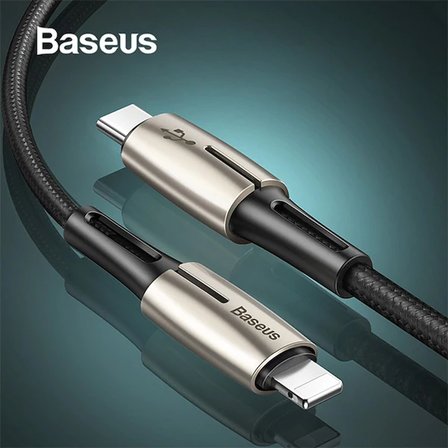Baseus Waterdrop Type-C To İPhone PD18W Hızlı Şarj Kablosu 1.3M-(5775)