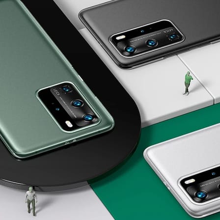 Baseus Huawei P40 Wing Case Ultra İnce Şeffaf Kılıf-(5775)