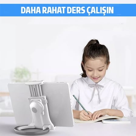 ALLY PB-47B Askılı Katlanabilen Çok İşlevli Tablet -Telefon Standı Tutucu-(5775)