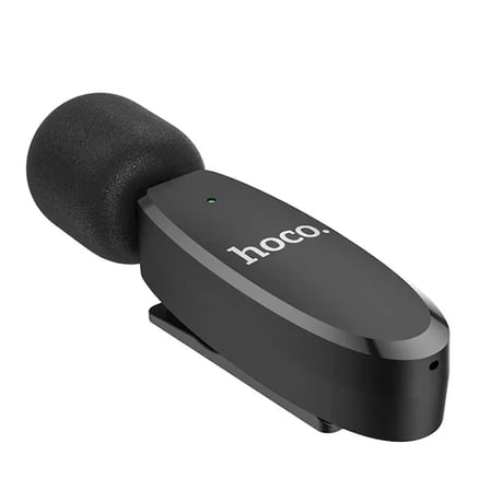 HOCO L15 iPhone Lightning Kablosuz Mini Yaka Mikrofonu-(5775)