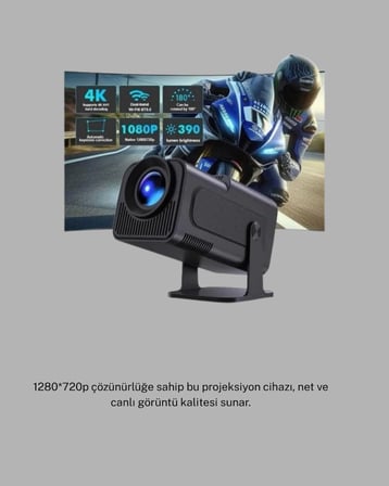 Android Projeksiyon Game Box – 1280x720p HD Çözünürlük BluetoothHDMI ve USB Girişli