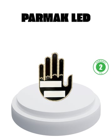 176 LED Amber Renkli El Hareketiyle Kontrol Edilen Motosiklet Dönüş Sinyali
