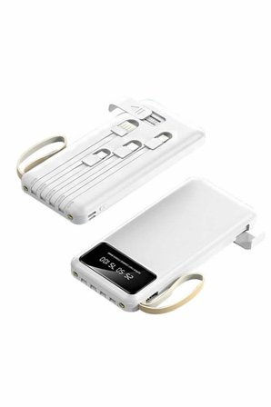 Powerbank Şarj Cihazı 4 Çıkışlı 20.000 MAH Powerbank Taşınabilir Çoklu Giriş