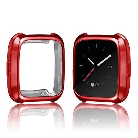 Fitbit Versa Ultra İnce Yumuşak Tpu Silikon Kılıf-(5775)