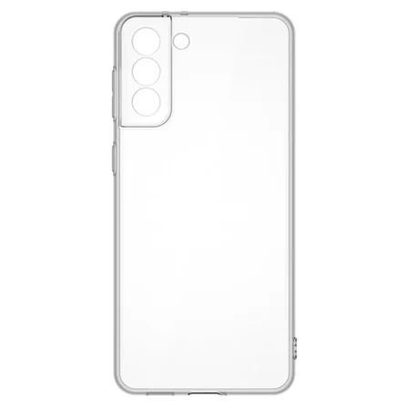 GOR Samsung Galaxy S21 Kılıf Kamera Korumalı Şeffaf Silikon Kılıf-(5775)