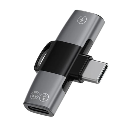 ALLY Mini 2in1 Type-c to Type-c Kulaklık + şarj Adaptöru-(5775)