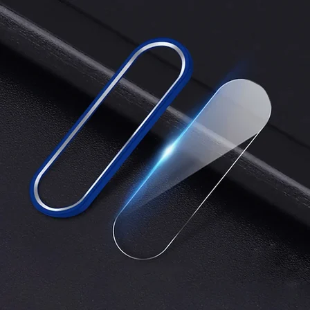 Xiaomi Mi CC9/CC9E/ Mi A3 Kamera Koruma Metal Lens+ Kırılmaz Cam Set-(5775)