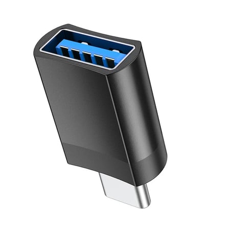 HOCO UA17 Erkek Type-C to Dişi USB Dönüştürücü Çevirici Adaptör-(5775)