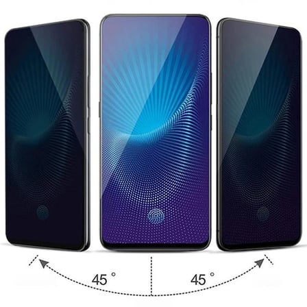 OPPO Realme 7 3D Full Privacy Gizlilik Tempered Cam Ekran Koruyucu-(5775)