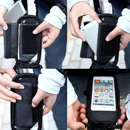 Roswheel 5.5 İnch Telefon Üniversal Su Geçirmez Bisiklet Tutucu-(5775)