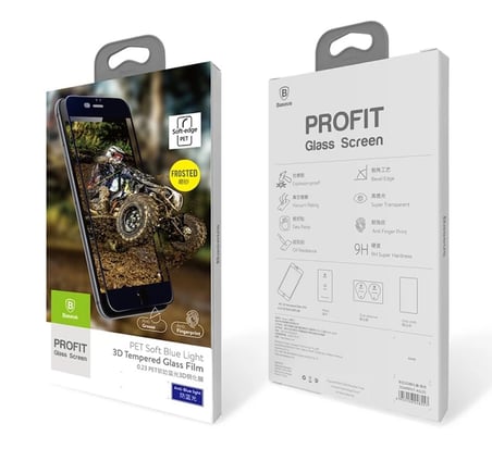 Baseus İPhone 6/ 6S 3D Full Kaplama Kırılmaz Cam Ekran Koruyucu-(5775)