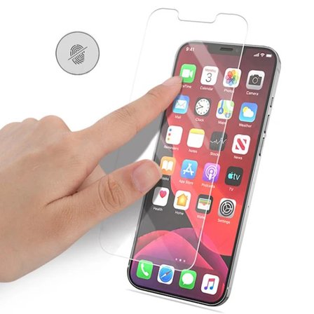 ALLY İPhone 12 Pro Max 6.7 Matte HD Tempered Cam Ekran Koruyucu-(5775)