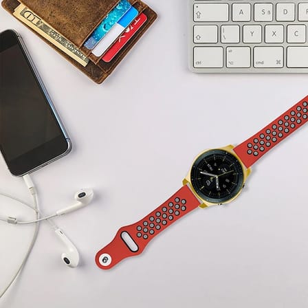 Ally Samsung Watch 42mm Lazer Kaplama Slim Silikon Bumber Kılıf-(5775)