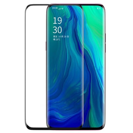 Baseus OPPO Reno 0.3mm 3D Curved-Kavisli Tempered Kırılmaz Cam Ekran koruyucu-(5775)