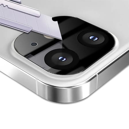 İPhone 12 Mini 3D full Kaplama Tempered Cam Kamera Koruyucu-(5775)