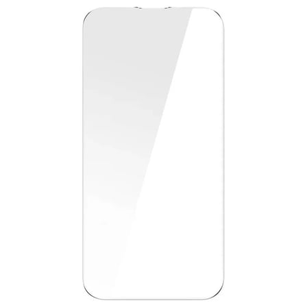 Baseus Crystal Serisi iPhone 15 Pro Max Full Koruma Tempered Cam Ekran Koruyucu 2 Adet Set-(5775)