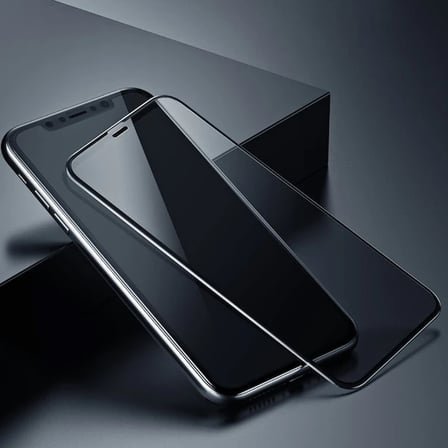 Baseus İPhone 11 Pro/ XS/X  023mm Anti Spy Çerçeveli Tempered Cam Ekran Koruyucu-(5775)