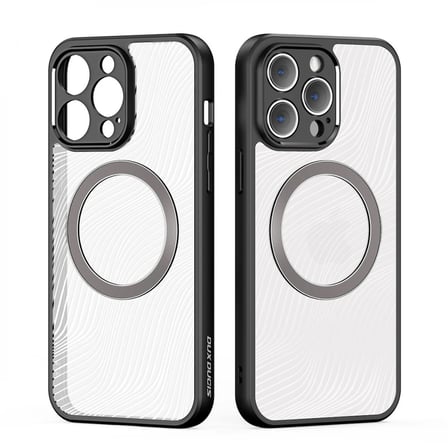 Dux Ducis iPhone 14 PRO Max Aimo Series MagSafe Premium Buzlu Sert PC-TPU Kılıf-(5775)