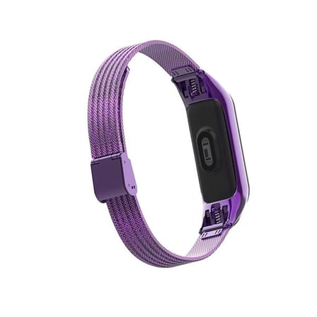 Lüx Xiaomi Mi Band 3 Akıllı Saat Çelik Toka Kayış Kordon-(5775)