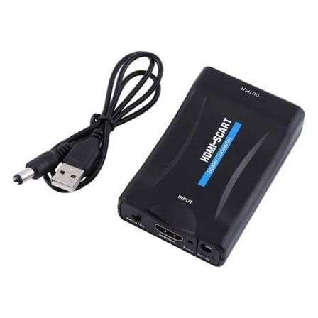 Ally 1080P Scart HDMI Dönüştürücü Ses Video Adaptörü-SİYAH-(5775)