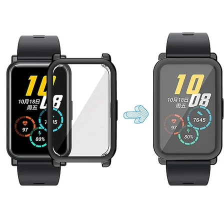ALLY Honor Watch ES 1.64 İnç 360 Koruma İnce Silikon Kılıf-(5775)