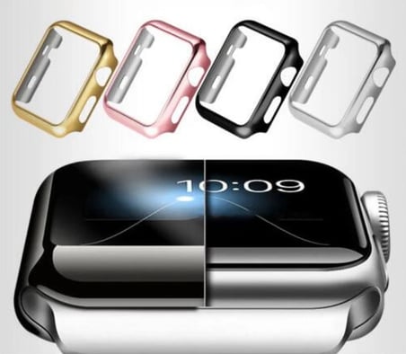Ally Apple Watch İçin 38mm Lazer Kaplama Koruma Kılıf-(5775)