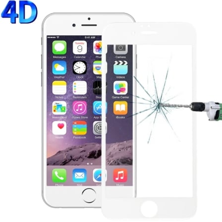 İPhone 6S Plus 4D Kavisli Full Cam Kırılmaz Koruyucu İPhone 6 plus-(5775)